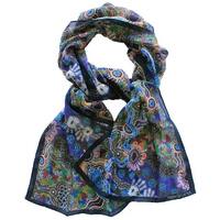 Hogarth Arts Aboriginal design Polyester Chiffon Scarf - Discovering Your Dreams