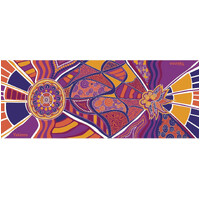 Yakinno Gunditjmara Dreaming Aboriginal Art MODAL Scarf (170 x 70) - Road to Freedom 2