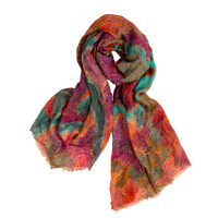 Koh Living Aboriginal Art Modal Scarf (172cm x 102cm) - Pilbara Creeks