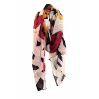 Better World Aboriginal Art Organic Cotton Summer Scarf (200cm x 70cm) - Seven Sisters