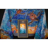 Chernee Sutton Giftboxed 100% Silk Scarf - Yuanti (Turtle)