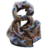 Hogarth Arts Aboriginal design Polyester Chiffon Scarf - Brolga Dreaming
