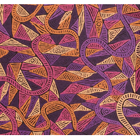 Scorched Earth - Limited Edition Giftboxed Silk Scarf - Mina Mina by Pauline Napangardi Gallagher
