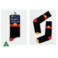 Aboriginal Flag Socks - Unisex