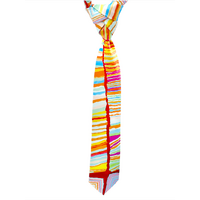 Better World Aboriginal Art Digital Print Boxed Polyester Tie - Mina Mina Dreaming