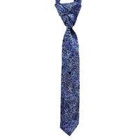 Better World Aboriginal Art Digital Print BOXED  Polyester Tie - Yalka - Bush Onion (Blue)