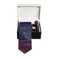 Better World Aboriginal 3pce Digital Polyester Tie Set - Water Dreaming