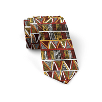 Jilamara Aboriginal Art 2pce Woven Silk Tie Set - Jilamara