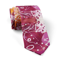 Warlukurlangu Aboriginal Art 2pce Woven Silk Tie Set - Brush-Tail Possum Dreaming