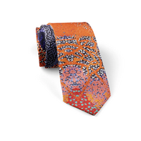 Warlukurlangu Aboriginal Art 2pce Woven Silk Tie Set - Brush-Tail Possum Dreaming (2)