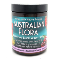 Native Soy based Vegan Candle Jar (160g) - Australian Flora