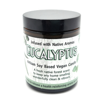 Native Soy based Vegan Candle Jar (160g) - Eucalyptus