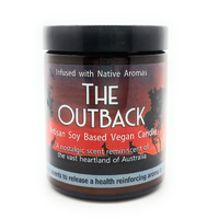 Native Soy based Vegan Candle Jar (160g) - the Outback