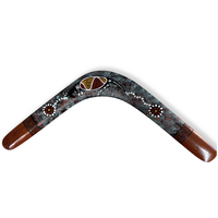 Skeenarang Booma - Black Wattle Root Hunting Returning Boomerang (50cms) - Kangaroo Dreaming