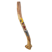 Eucalyptus (Red Boxwood) handpainted Didgeridoo (1.3M +) - Eagle