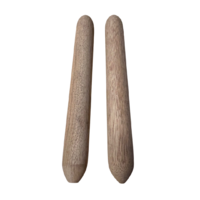 Aboriginal Music/Clapping Sticks - Raw/Unpainted (NW Kwila) (Spotted Gum) (SINGLE PAIR)