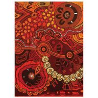 Better World Aboriginal Art Giftcard/Env - Hailstorm Dreaming