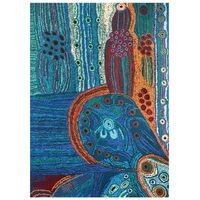  Papulankutja Aboriginal Art Giftcard/Env - Two Sisters (Minyma Kutjarra)