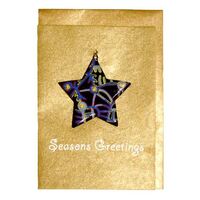 BWA Christmas Decoration Card - Pikilyi Jukurrpa