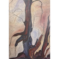 Kembla Corp Aboriginal Art Giftcard/Env [Large] - Marrawuk - Dry Season (Top End NT)