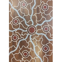 Kembla Corp Aboriginal Art Giftcard/Env [Large] - Campsite (NSW)