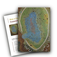 Kembla Corp Aboriginal Art Giftcard/Env [Large] - Lake Mackay (Central Desert)