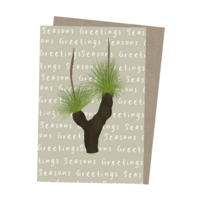 Paperbark Prints Aboriginal Art Gift Card - The Balga Tree