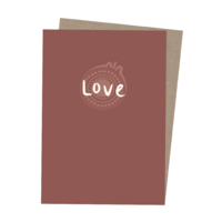 Paperbark Prints Aboriginal Art Gift Card - Love