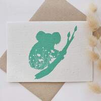 Native Seed Box Plantable Greeting Card - Koala