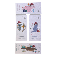 Native Seed Box Plantable Greeting Card - Christmas Native Animals Gift Tags (Set 4)