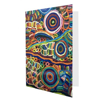Utopia Aboriginal Dot Art Gift Greeting Card - My Mother&#39;s Story