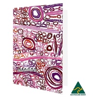 Utopia Aboriginal Dot Art Gift Card - Women's Ceremony (Pink)