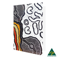 Utopia AborIginal Dot Art Gift Card - My Country (Ochre)