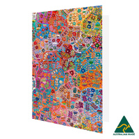 Utopia Aboriginal Dot Art Gift Card - Bush Medicine