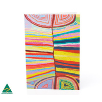 Warlukurlangu Aboriginal Art Giftcard - Desert Oak Dreaming