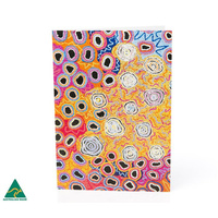Warlukurlangu Aboriginal Art  Giftcard - Mina Mina Dreaming