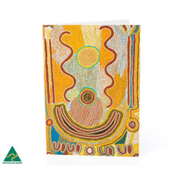 Warlukurlangu Aboriginal Art Giftcard - Women Dreaming