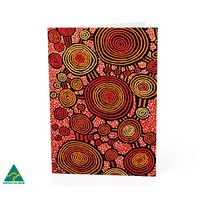 Warlukurlangu Aboriginal Art Giftcard - Emu Dreaming
