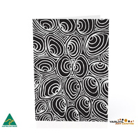 Yarliyil Aboriginal Art Recycled Giftcard/Env - Freshwater Mussels
