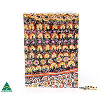 Yarliyil Aboriginal Art Recycled Giftcard/Env - Desert Sand Dunes