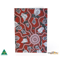 Yarliyil Aboriginal Art Recycled Giftcard/Env - Women Hunting
