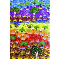 Aboriginal Dot Art Mini Giftcard Set (5) - My Country Land