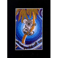 Ready-to-Frame Aboriginal Art Print (15cm x 20cm) - Koala