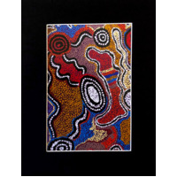 Ready-to-Frame Aboriginal Art Print (15cm x 20cm) - Otto Sims