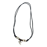 Aboriginal Leather Sharktooth Necklace