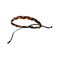 Aboriginal Wristband - 3 Colour Plaited (Waxed Thread)