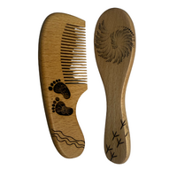 Earthside Wooden Baby Brush/Comb Set - 2 piece