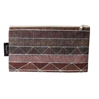 Munupi Aboriginal Art Cotton Zip Bag -Jillara Design