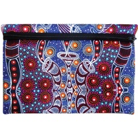 Utopia Aboriginal Dot Art Zipped Neoprene Case - Dreamtime Sisters