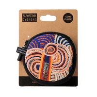  Mulga Country Neoprene Round Coin Purse - Papulankutja Aboriginal Art